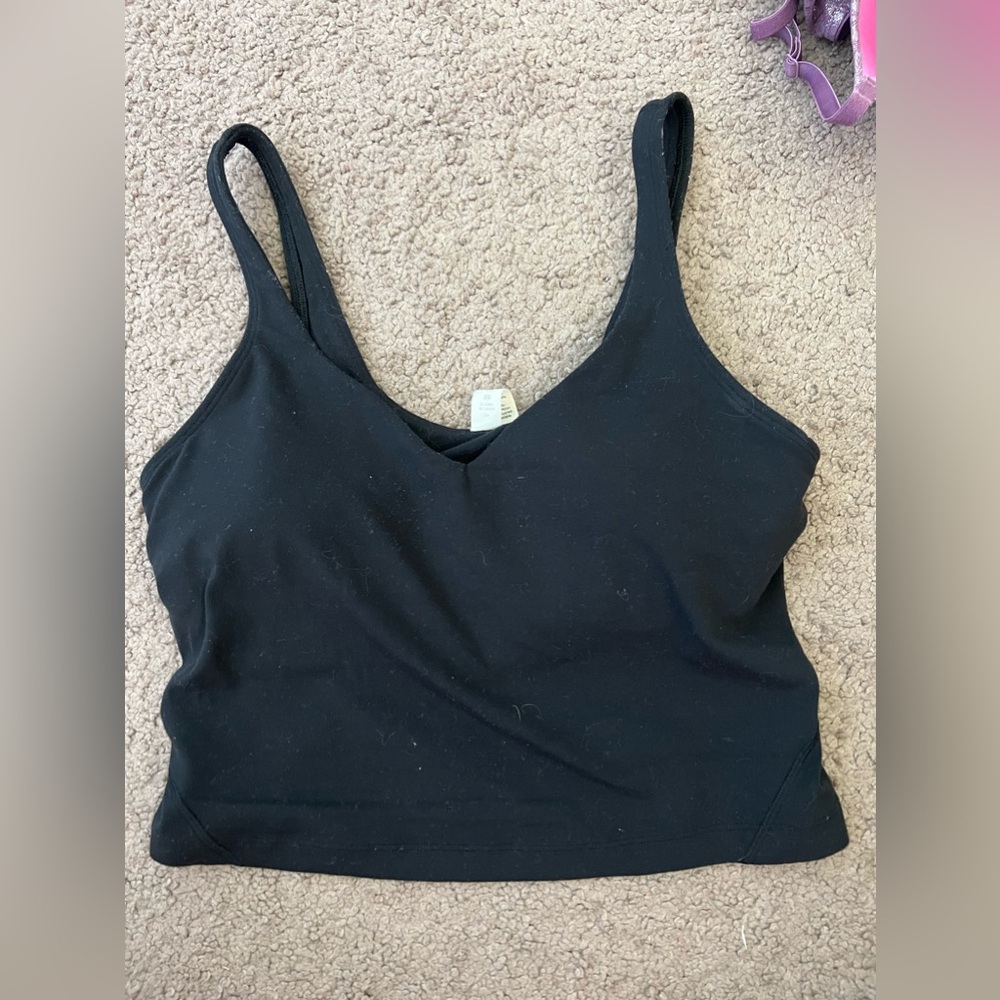 LULULEMON Align Black Tank Top Size 6